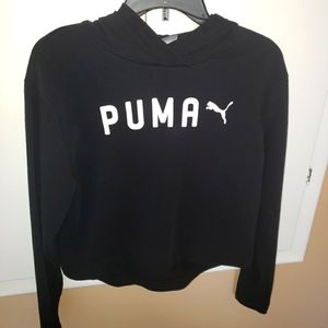 ❤PUMA Black and White Hoodie
